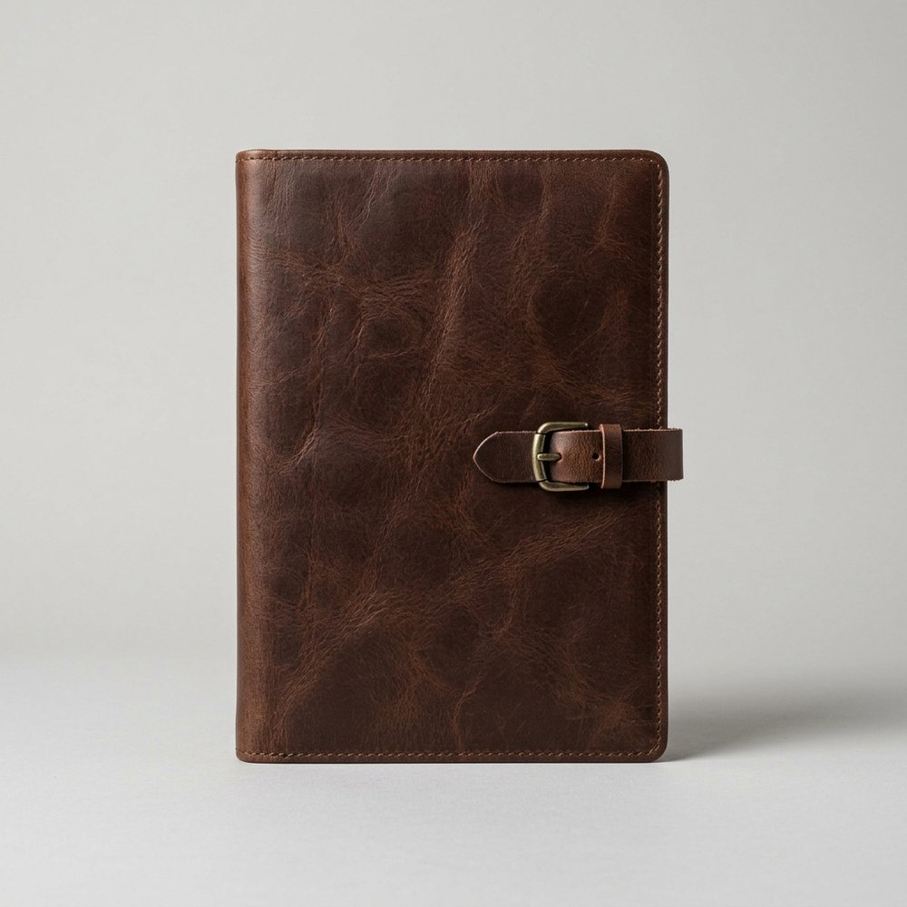 Premium leather-bound journal A5